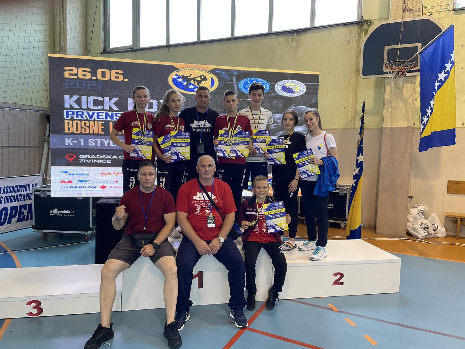 TKD “GAZIJA” BUŽIM USPJEŠAN NA DRŽAVNOM PRVENSTVU U KICK BOKSU