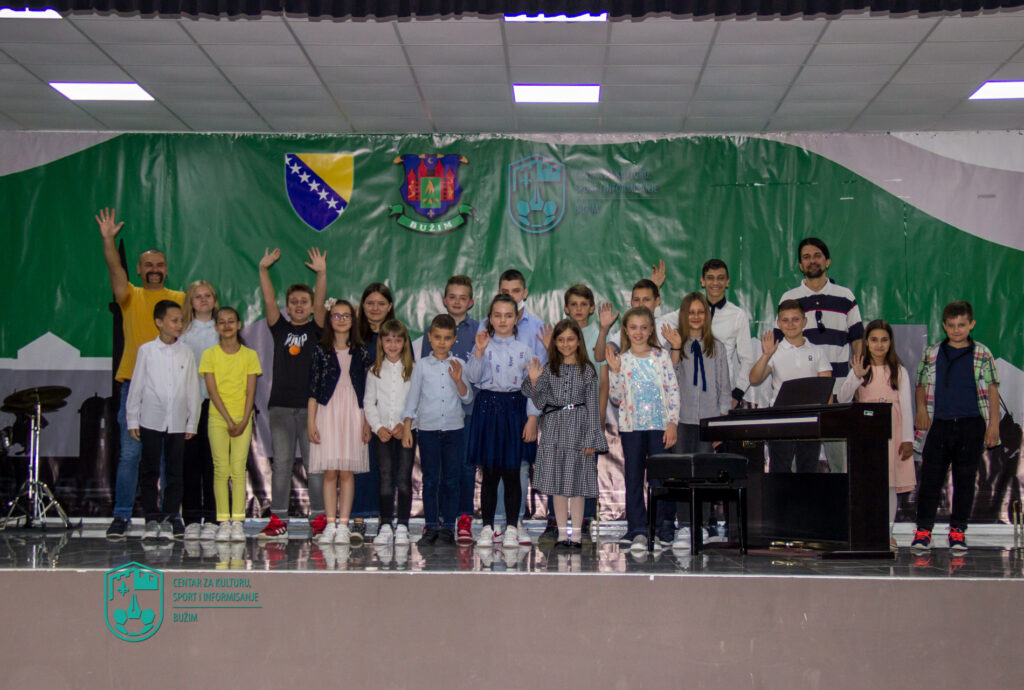 ODRŽAN ZAVRŠNI KONCERT ODJELJENJA OSNOVNE MUZIČKE ŠKOLE BUŽIM