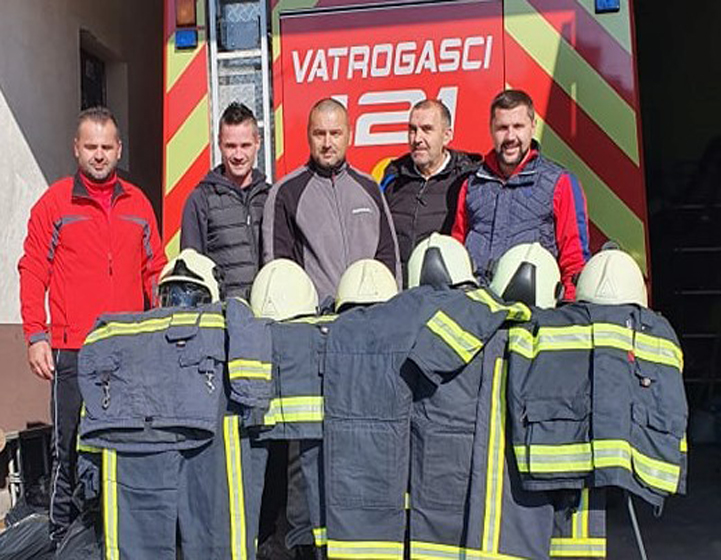 VRIJEDNA DONACIJA BUŽIMSKIM VATROGASCIMA IZ SLOVENIJE
