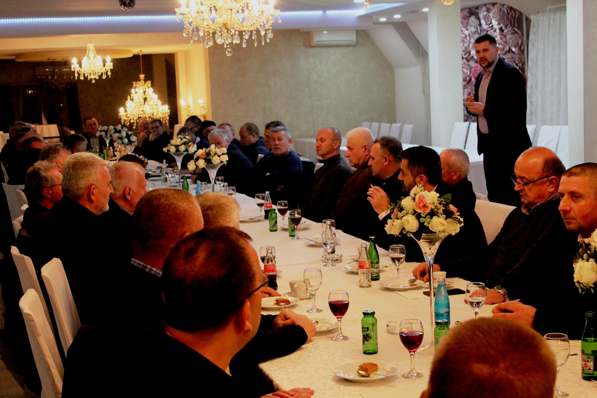 PRIJEM ZA STARJEŠINE 505.VITEŠKE BRIGADE POVODOM DANA OPĆINE BUŽIM
