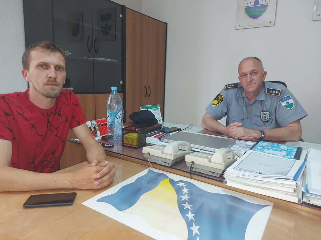 SRD “ŠARAN” BUŽIM NA PRIJEMU KOD KOMANDIRA PS BUŽIM, BOLJA SARADNJA NA SPRJEČAVANJU KRIVOLOVA