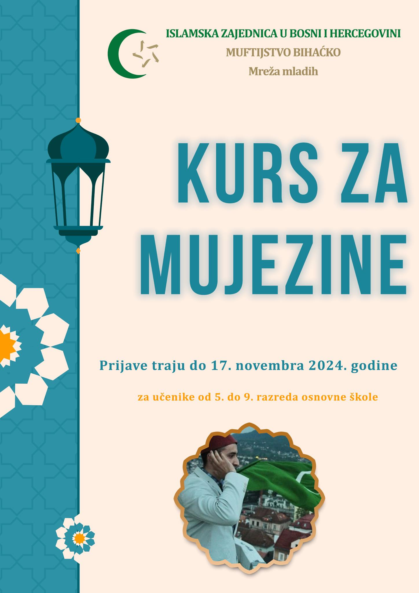 OBAVIJEST: MREŽA MLADIH MIZ BUŽIM ORGANIZUJE KURS ZA MUJEZINE