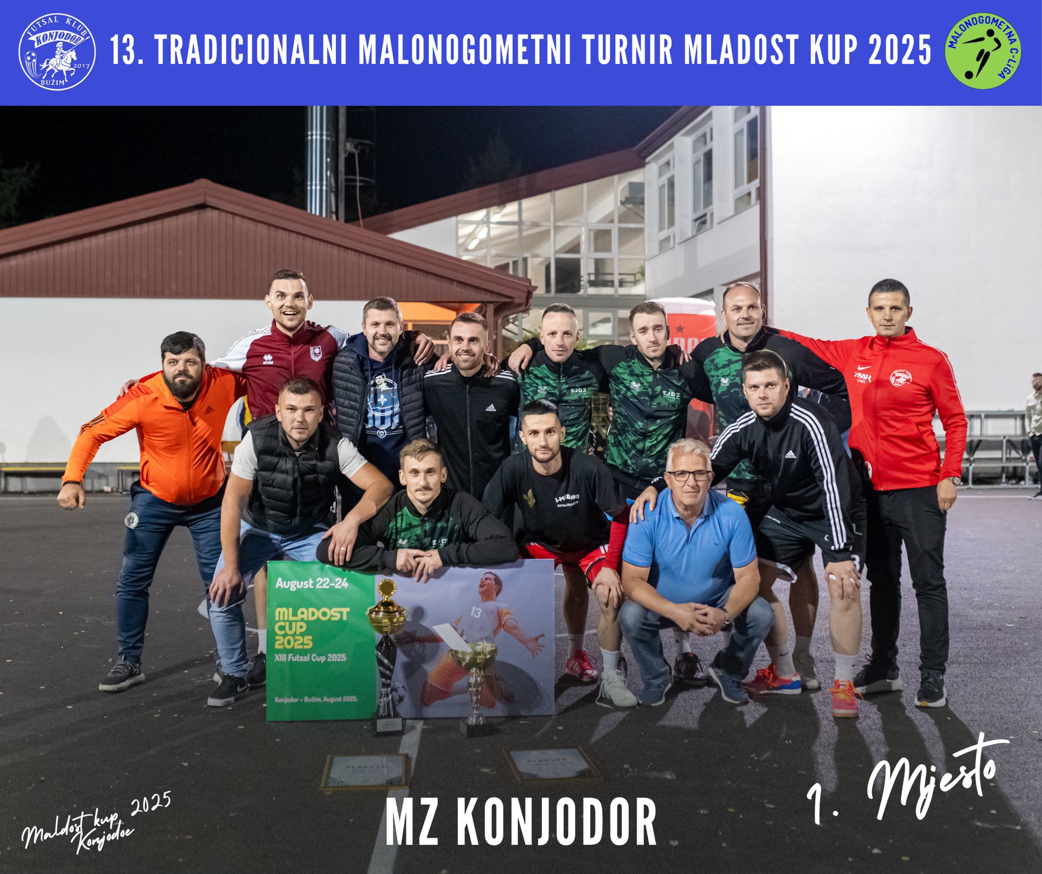 ZAVRŠEN 13. TRADICIONALNI MALONOGOMETNI TURNIR “MLADOST CUP 2025 KONJODOR”