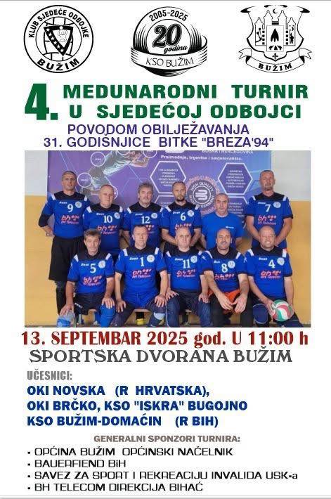 NAJAVA: 4. MEĐUNARODNI TURNIR U SJEDEĆOJ ODBOJCI