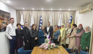 UPRILIČEN PRIJEM KOD NAČELNIKA ZA GRADSKI ŽENSKI HOR BUŽIM