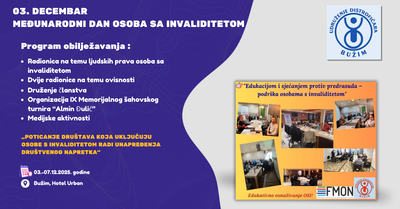 Udruženje distrofičara Bužim obilježilo Međunarodni dan osoba sa invaliditetom