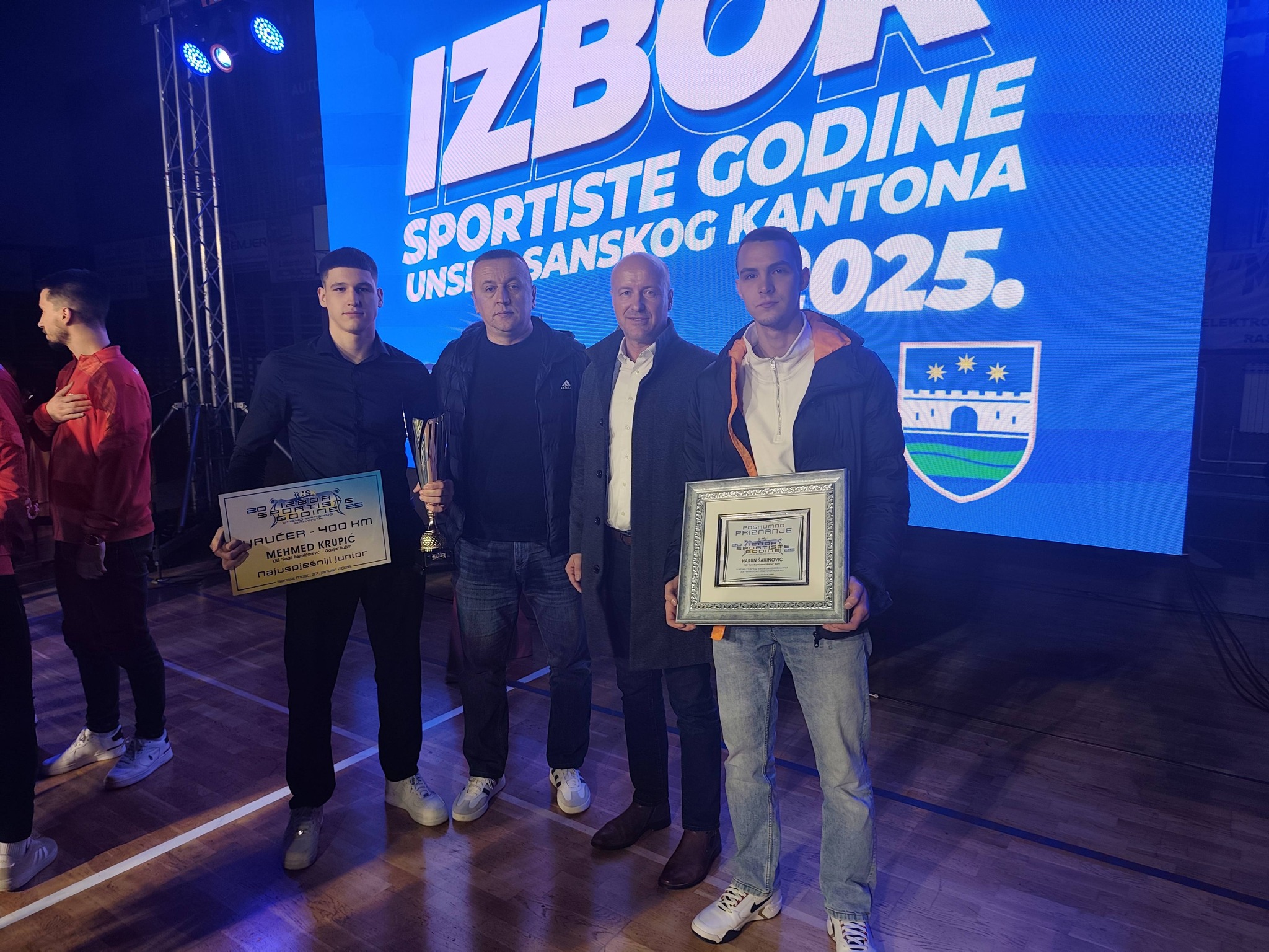 U SANSKOM MOSTU IZABRANI NAJBOLJI SPORTISTI USK-a ZA 2025-tu GODINU