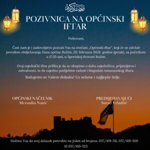 POZIVNICA NA OPĆINSKI IFTAR