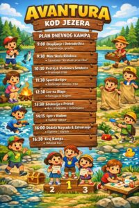 SRD «ŠARAN» BUŽIM ORGANIZUJE DNEVNI KAMP-MALA ŠKOLA RIBOLOVA