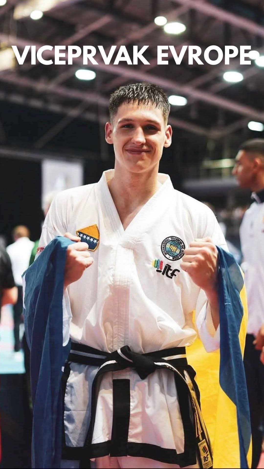MEHMED KRUPIĆ JE VICEPRVAK EVROPE NA EVROPSKOM TAKMIČENJU U TAEKWON-DOU